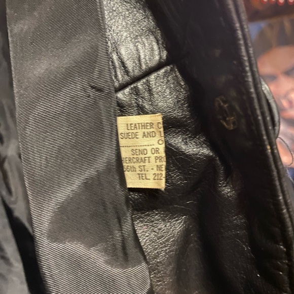 FOXY Vintage Black🖤Leather Jacket, S/M - Picture 6 of 6